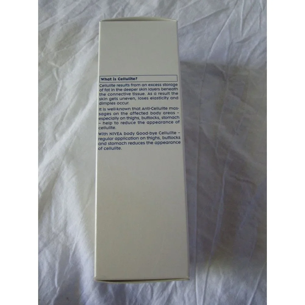 NEW NIVEA Body Good-bye Cellulite Smoothing Gel Cream 6.7 oz L-Carnitine‎ RARE!